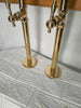 Afbeelding laden in Galerijviewer, Unlaquered Brass Freestanding Antique Style Tub Filler Faucet Zayian
