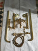 Ladda in bild i Galleri Viewer, Unlaquered Brass Freestanding Antique Style Tub Filler Faucet Zayian