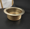 Unlacquered Brass Disposal Flange Basket Stopper Kitchen Sink Drain Standard 3 1/2 Zayian