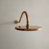 Indlæs billede i gallerifremviser, Copper Shower head ,Copper Rainfall Shower Head with Extension Arm Zayian