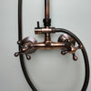 Afbeelding laden in Galerijviewer, Copper Shower Mixer, 8&quot; Round Copper Shower head and Hand Shower - Zayian