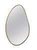 Afbeelding laden in Galerijviewer, Handmade Asymmetrical Brass Mirror | Unique Home Decor | Artistic Wall Hanging Mirror - Zayian