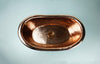 Load image into Gallery viewer, Green Patina Copper Tub-Style Bathroom Vessel Sink Vanity Zayian