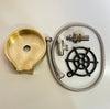 Unlacquered Brass Glass Rinser For Kitchen Sinks, Kitchen Sink Accessories, Bar Glass Rinser Zayian