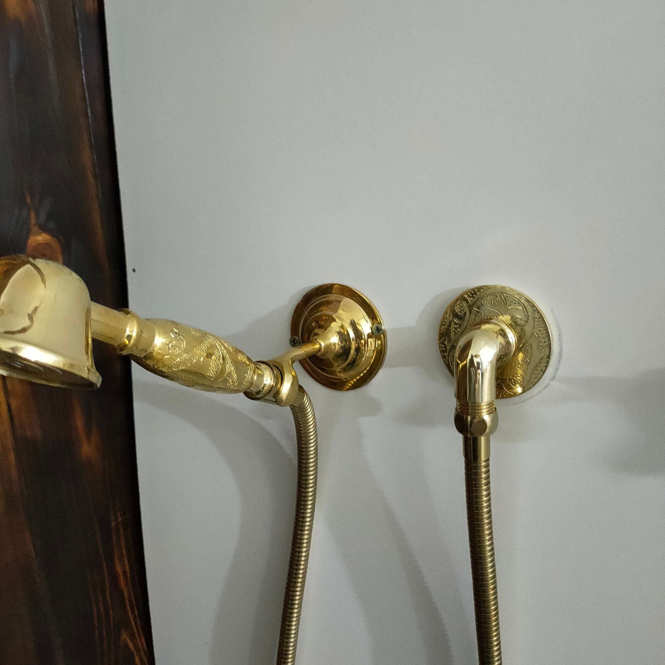 Shower Tub Faucet with Brass Finish