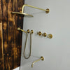 Ladda in bild i Galleri Viewer, Antique Brass Faucet - Exposed Shower