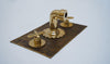 Afbeelding laden in Galerijviewer, Antique Hammered Brass Patina Wall Mount Sink With Solid Brass Faucet Zayian