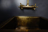Antique Bronze Hammered Brass Undermount Farmhouse Kitchen Sink Zayian