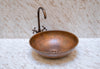 Afbeelding laden in Galerijviewer, Round Aged Copper Vessel Sink Bathroom Zayian
