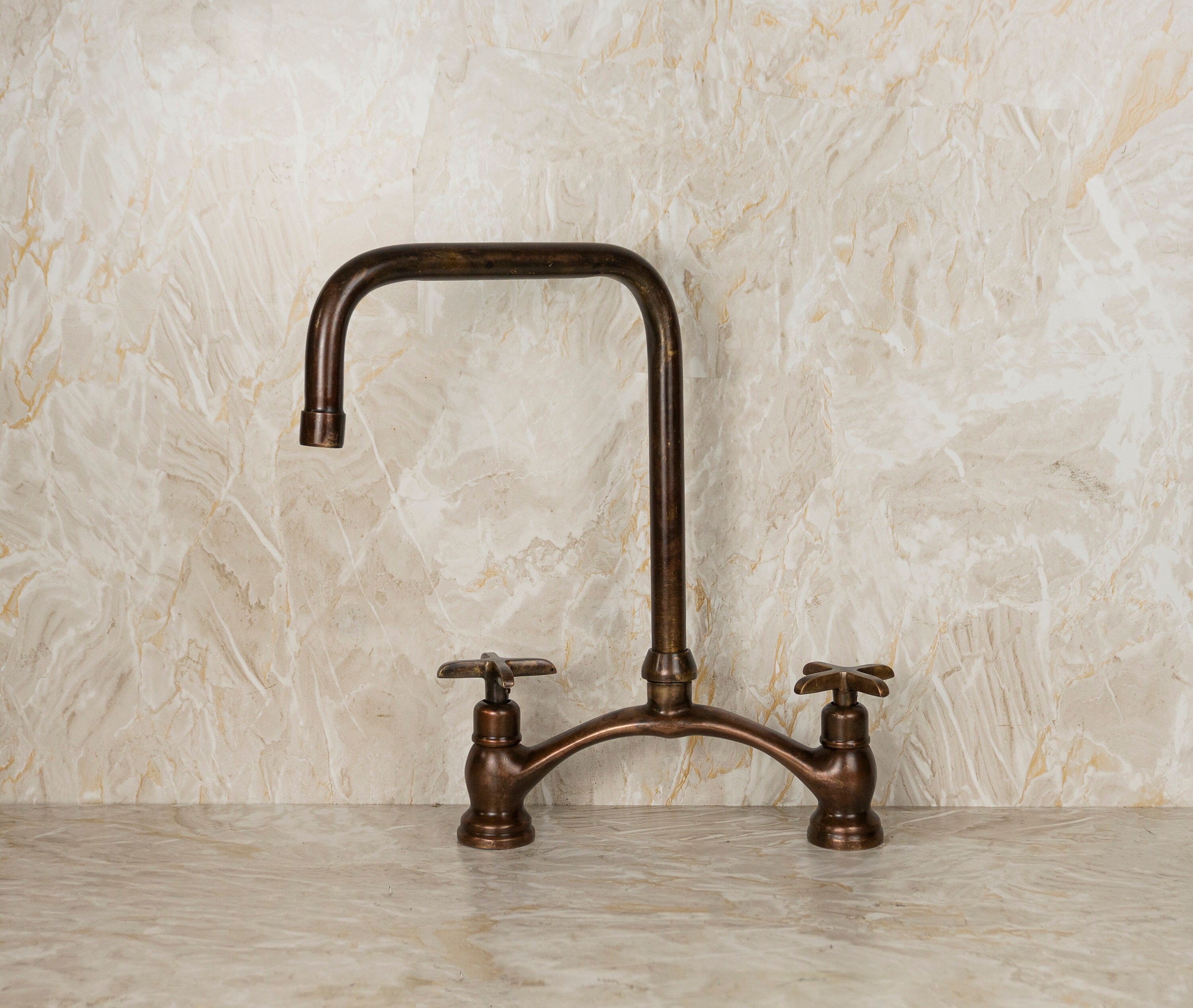 brushed bronze kitchen faucet