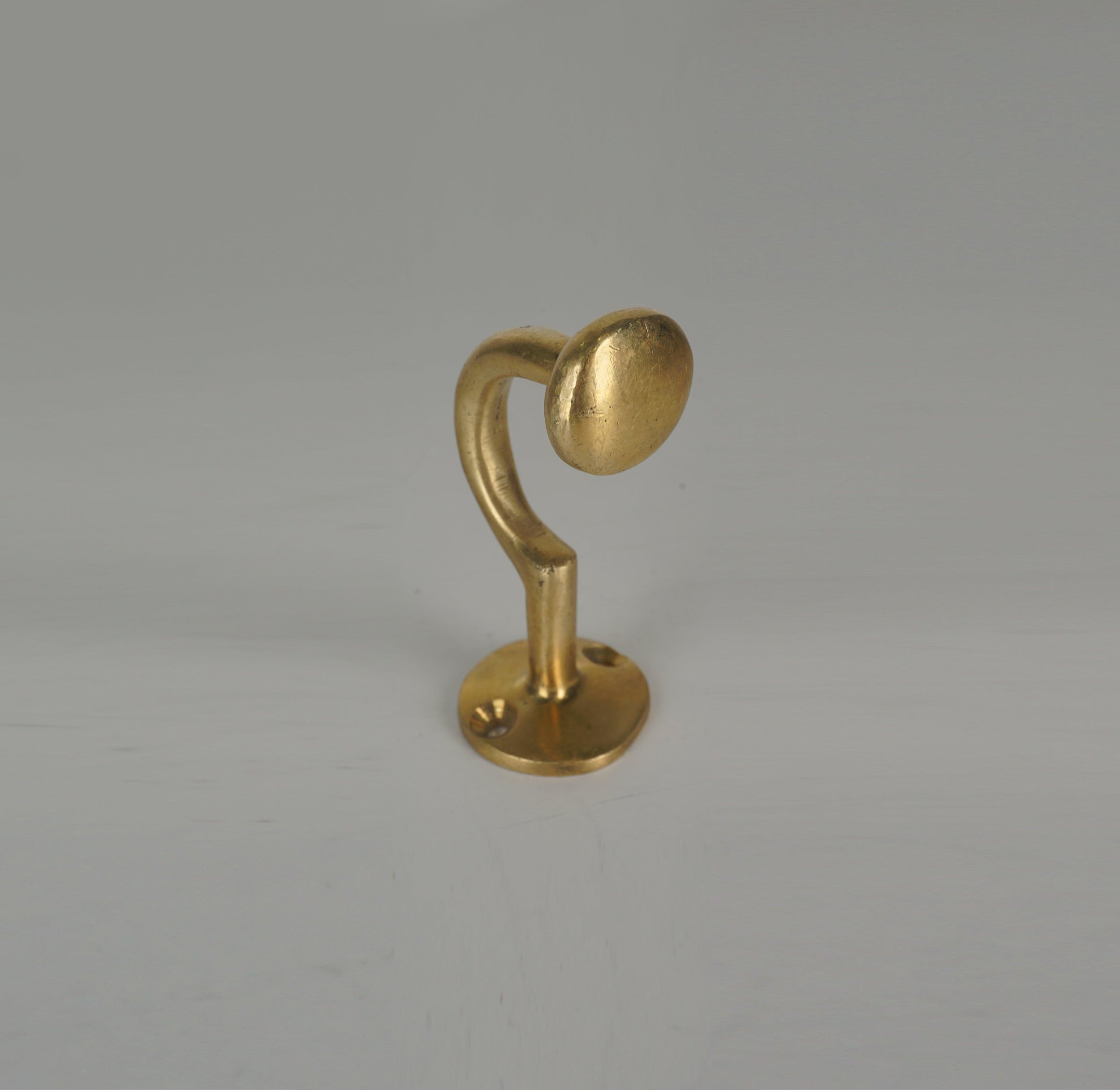 Set of Golden Handcrafted Solid Brass Wall Hooks Zayian