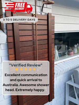 Unlacquered Copper Showerhead - Natural Copper Rain Shower Head - Zayian