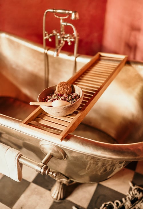 Luxurious Brass Bathtub , Brass Bathtub Clawfoot Zayian