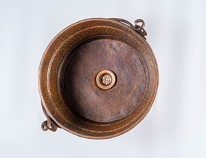 Rustic Copper Bathroom Vessel Sink Zayian 