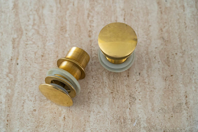 Solid Brass Pop Up Drain Stopper - 1-1/4" Vessel Sink Bathroom DrainSolid Brass Pop Up Drain Stopper - 1-1/4" Vessel Sink Bathroom Drain