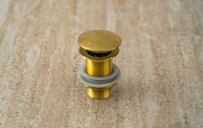 Solid Brass Pop Up Drain Stopper - 1-1/4" Vessel Sink Bathroom DrainSolid Brass Pop Up Drain Stopper - 1-1/4" Vessel Sink Bathroom Drain