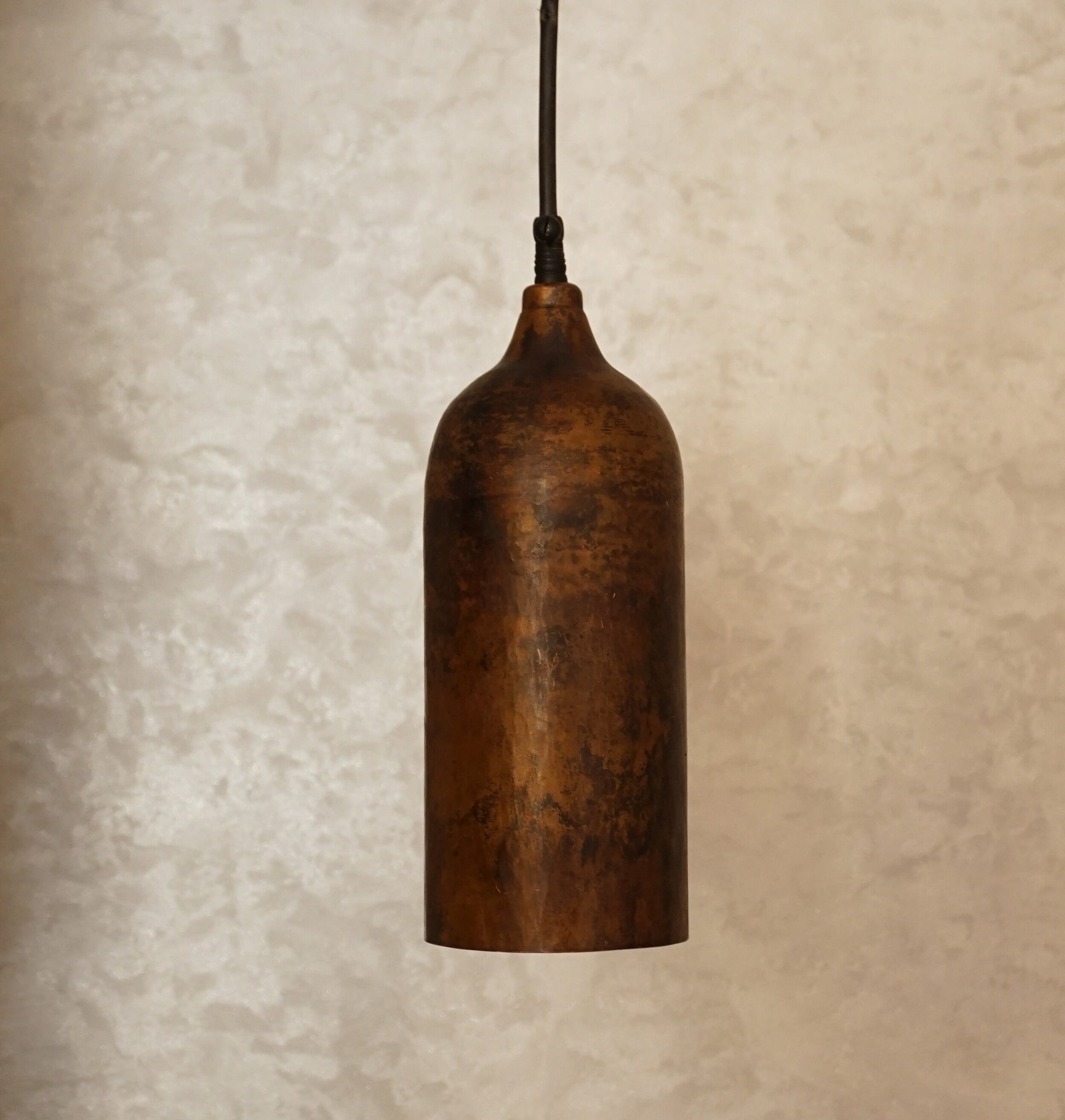 Antique Copper Farmhouse Pendant Light Zayian