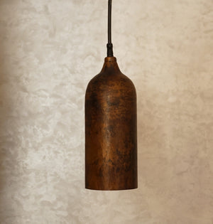 Antique Copper Farmhouse Pendant Light Zayian