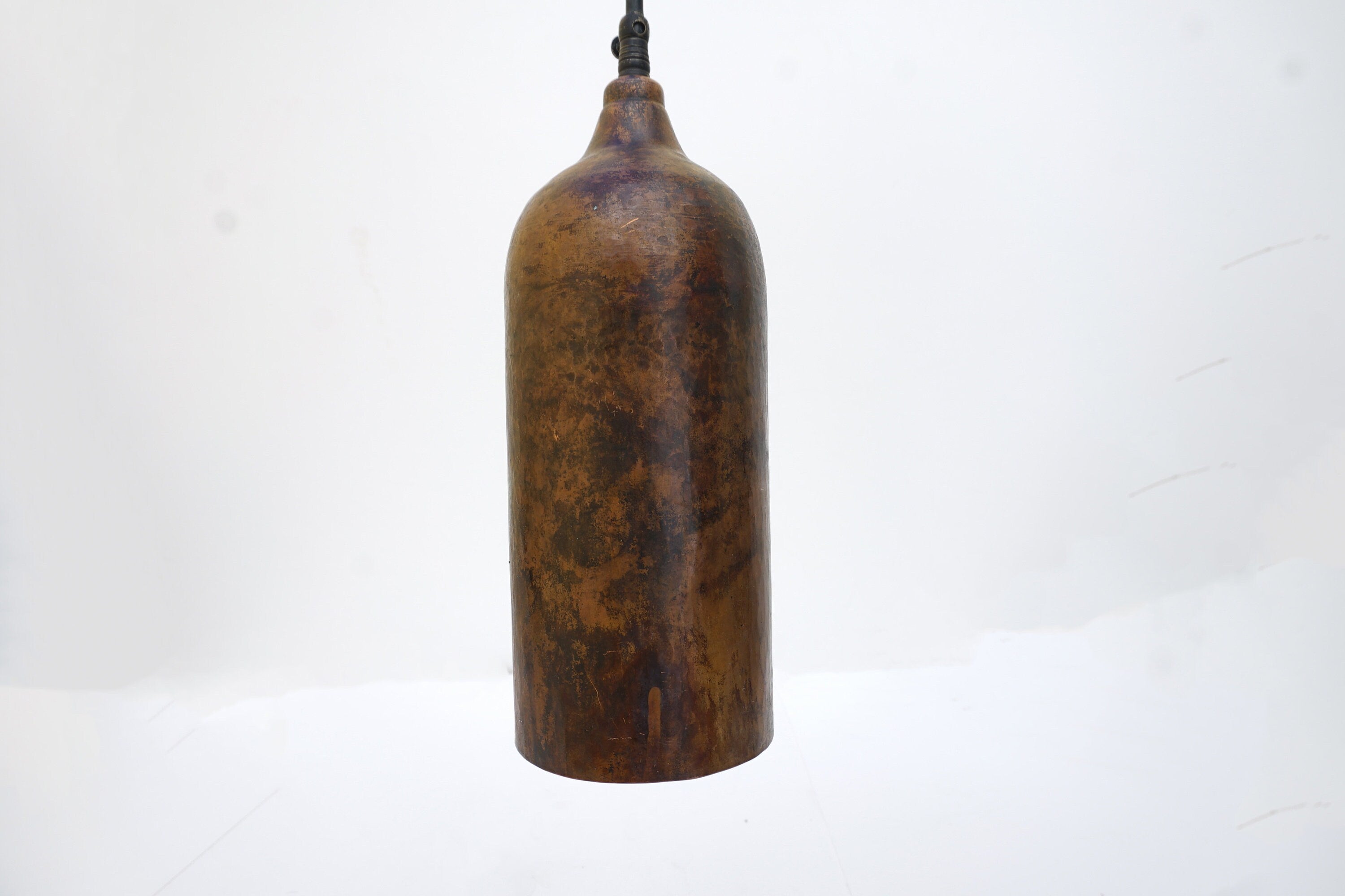 Antique Copper Farmhouse Pendant Light Zayian