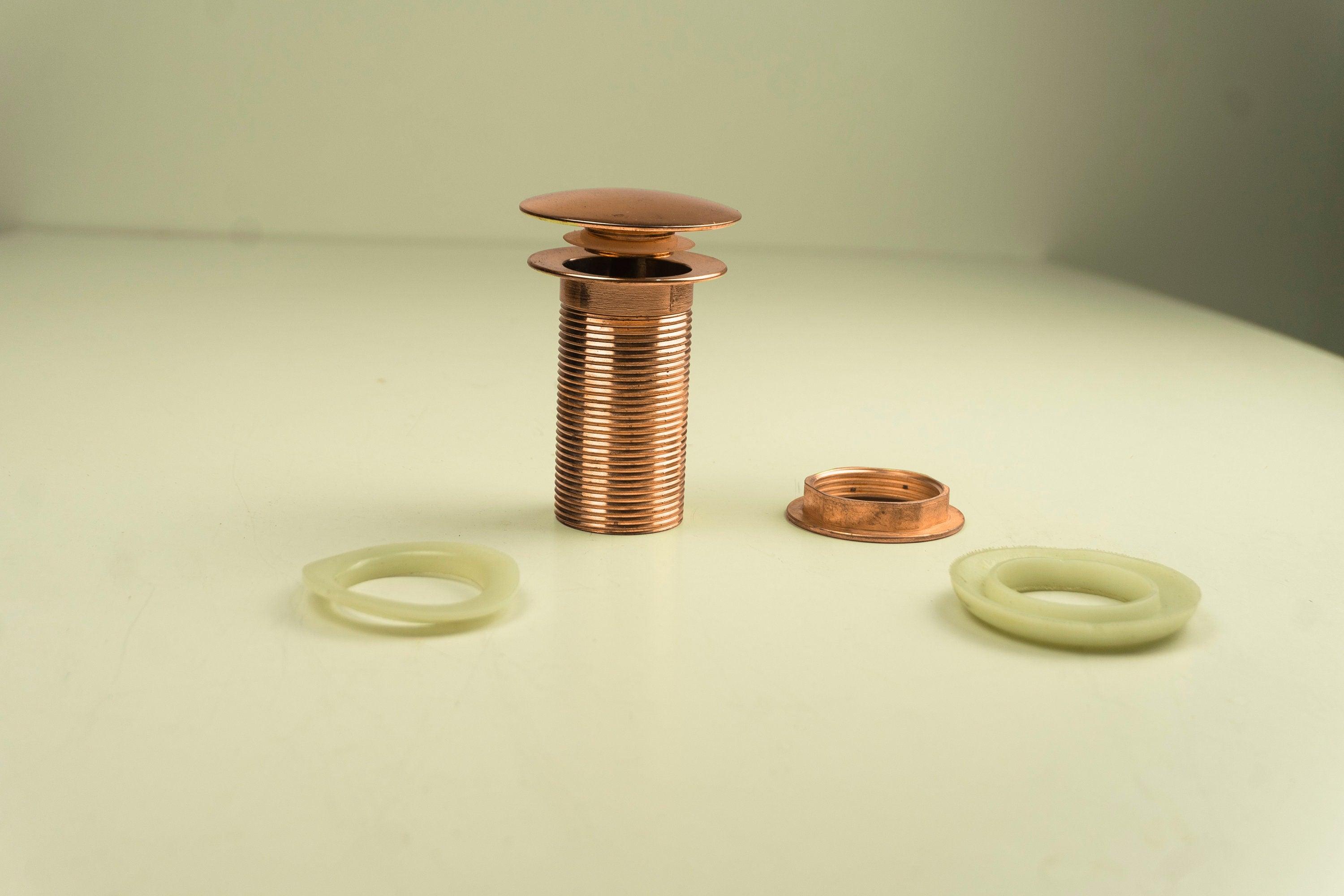 Copper Pop-Up Sink Drain Zayian