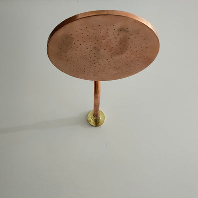 Copper Shower head ,Copper Rainfall Shower Head with Extension ArmCopper Shower head ,Copper Rainfall Shower Head with Extension Arm