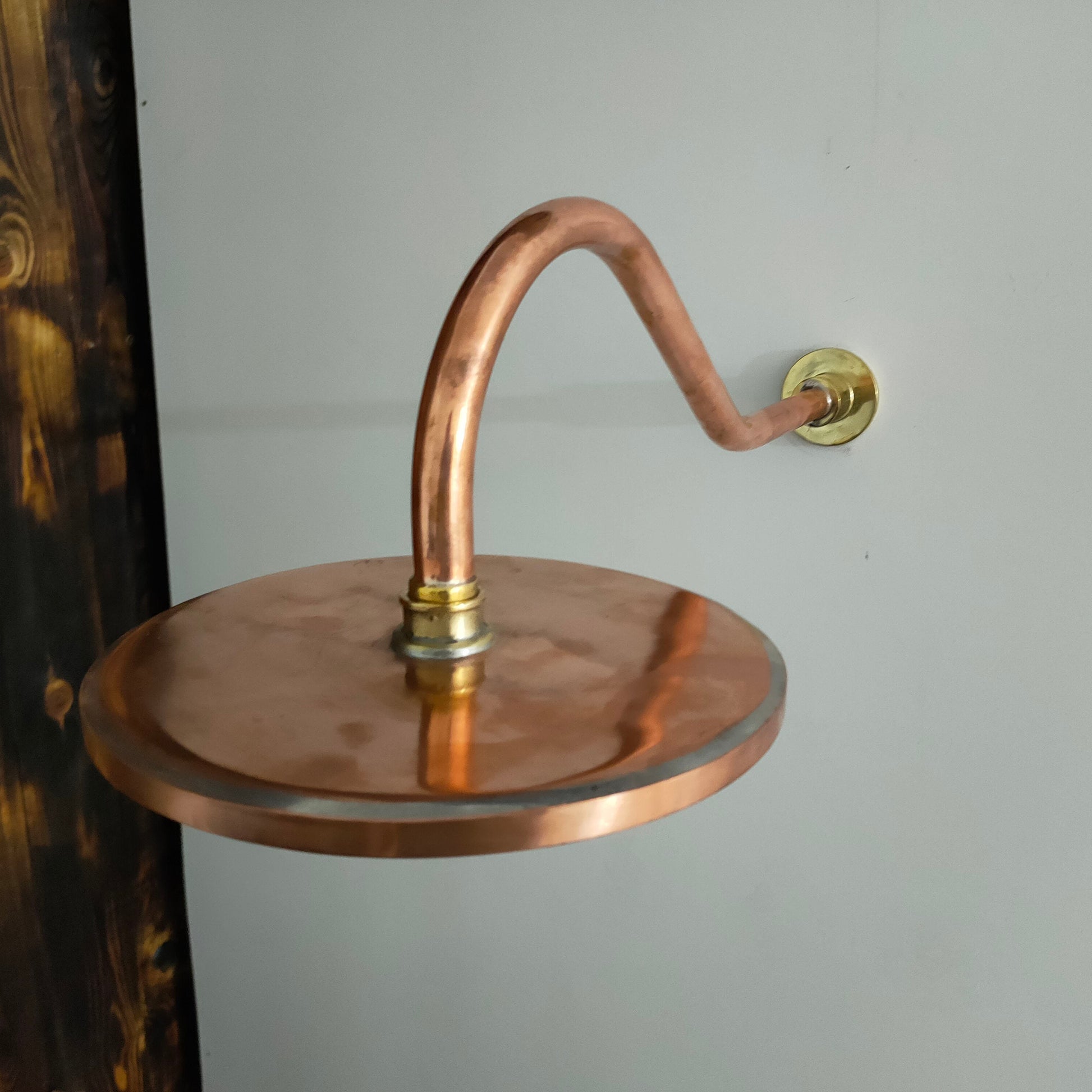Copper Shower head ,Copper Rainfall Shower Head with Extension Arm Zayian