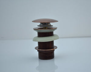 Copper sink drain , Solid Copper Drain, Pop Up Drain Zayian
