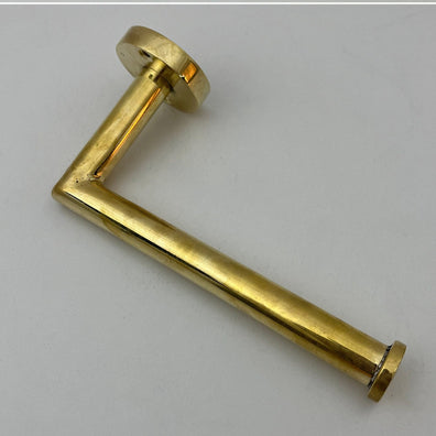 Unlacquered brass Toilet Paper Roll HolderUnlacquered Brass Toilet Paper Roll Holder, Wall Mount