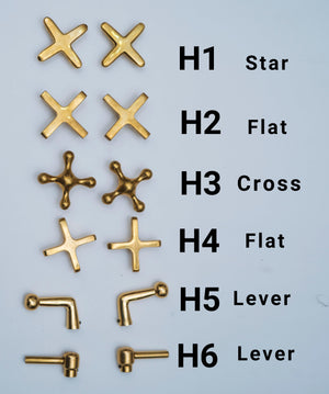 Unlacquered Brass Shower System - Round Head Zayian