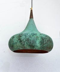 Vintage Copper Ceiling Light , Copper Pendant Lights For Kitchen Island - Zayian