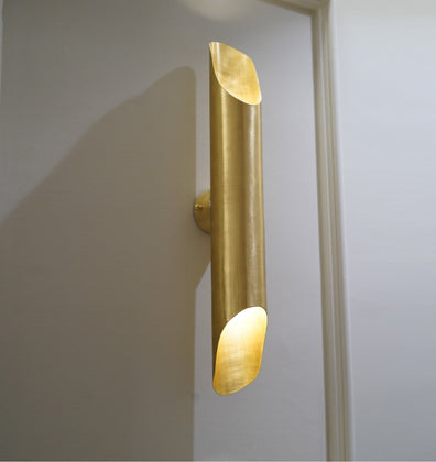 Luxurious Solid Brass Double Wall Light Fixture , Brass Sconce LightsLuxurious Solid Brass Double Wall Light Fixture , Brass Sconce Lights