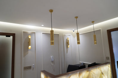 Luxurious Solid Brass Double Wall Light Fixture , Brass Sconce LightsLuxurious Solid Brass Double Wall Light Fixture , Brass Sconce Lights