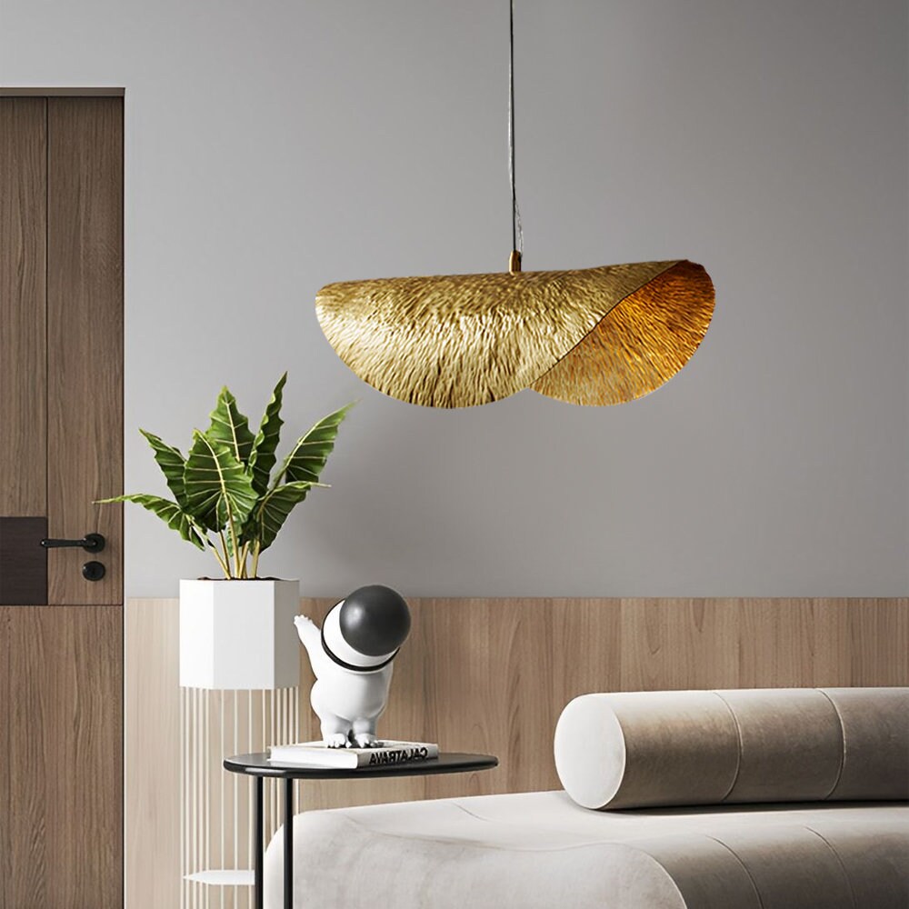 Brass Lotus Leaf Pendant Light – Shop Handmade Now