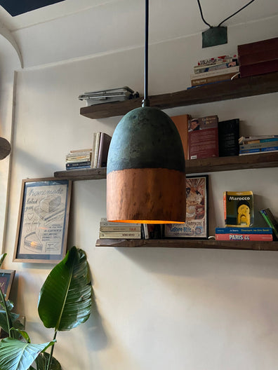 Oxidized Copper Farmhouse Light Fixture , Handmade Copper Ceiling Light ,Rustic Kitchen Island small Pendant lightOxidized Copper Farmhouse Light Fixture , Handmade Copper Ceiling Light ,Rustic Kitchen Island small Pendant light