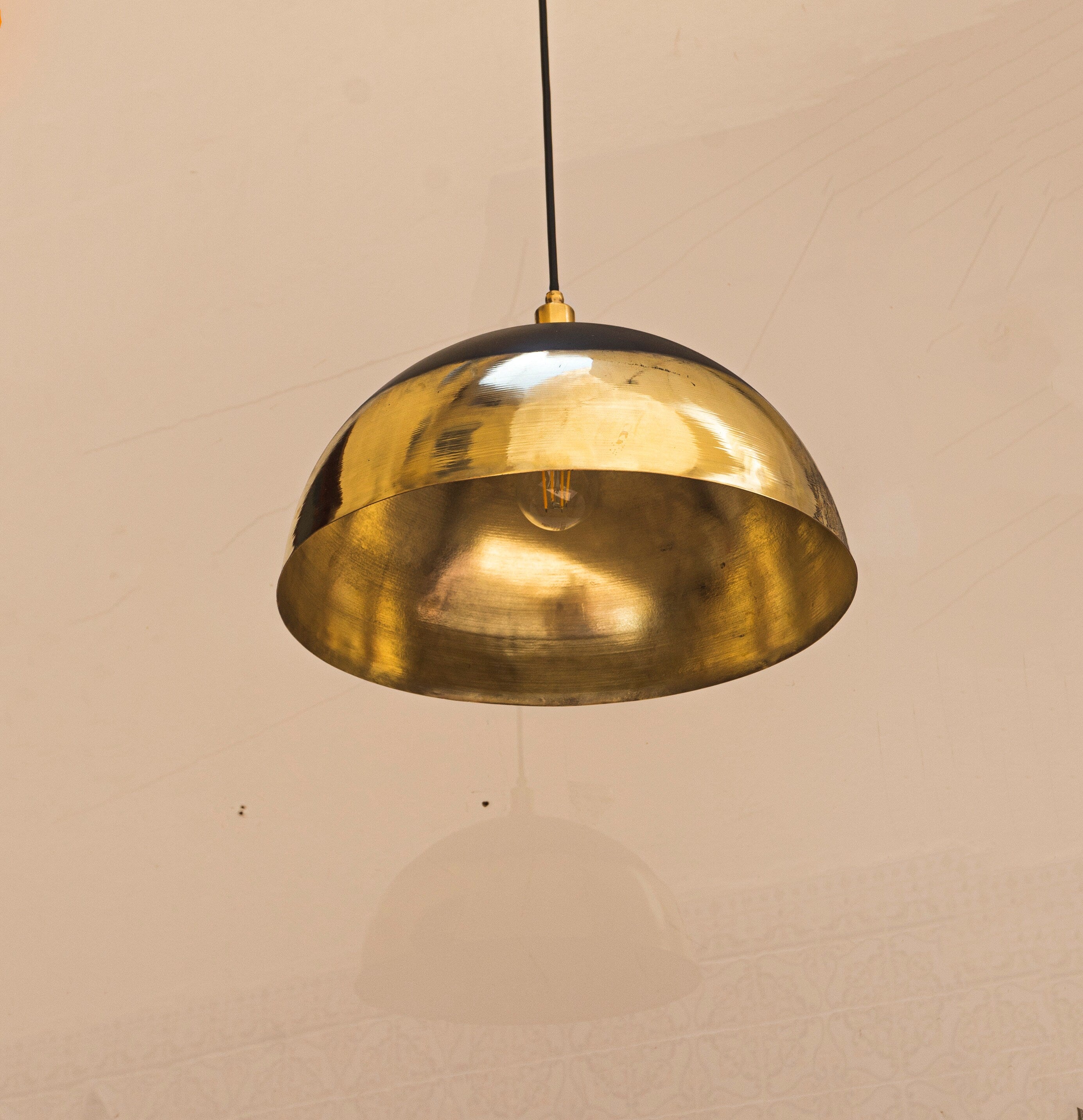 brass pendant light Zayian 