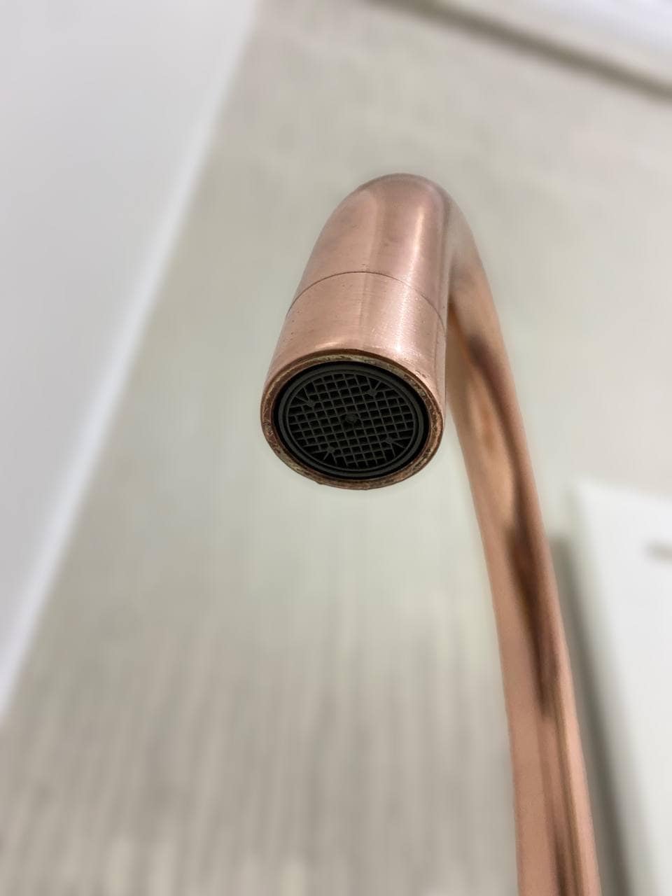 Functional Single Handle Copper Sink Fixture